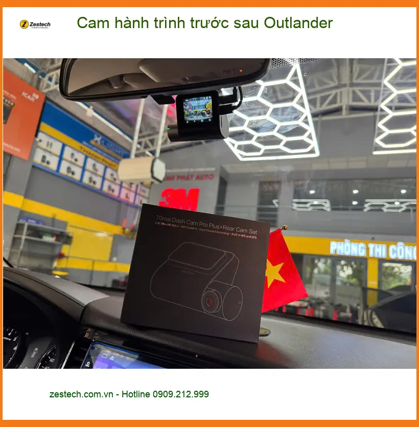 Anh Minh lắp Cam hành trình trước sau cho Hyundai Santa Fe tại Quận 12
