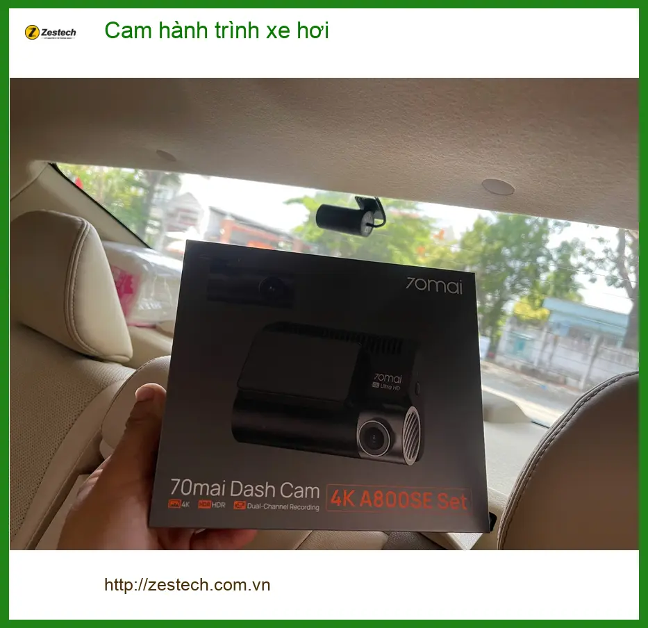 Chị Hương Giang lắp Cam hành trình xe hơi Hyundai Accent tại Quận 8. ảnh thực tế 4