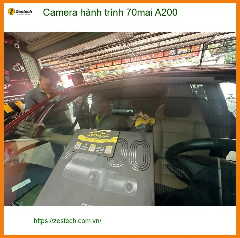 Anh Quang lắp 70mai A200 cho Hyundai Accent tại Hóc Môn – An toàn tuyệt đối ảnh thực tế 2
