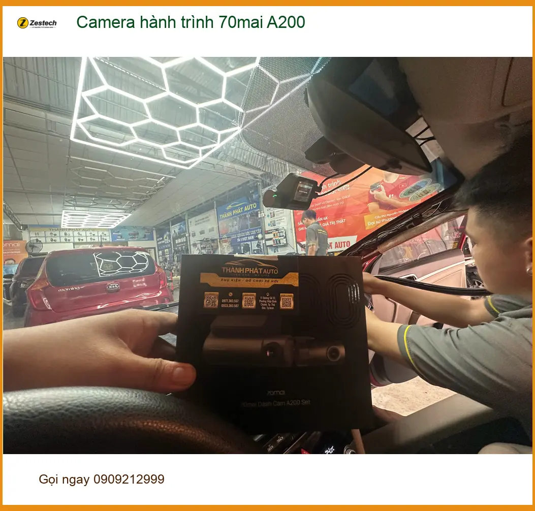 Anh Kiên lắp Camera hành trình 70mai A200 cho Kia K3 ở Quận Tân Bình ảnh thực tế 3