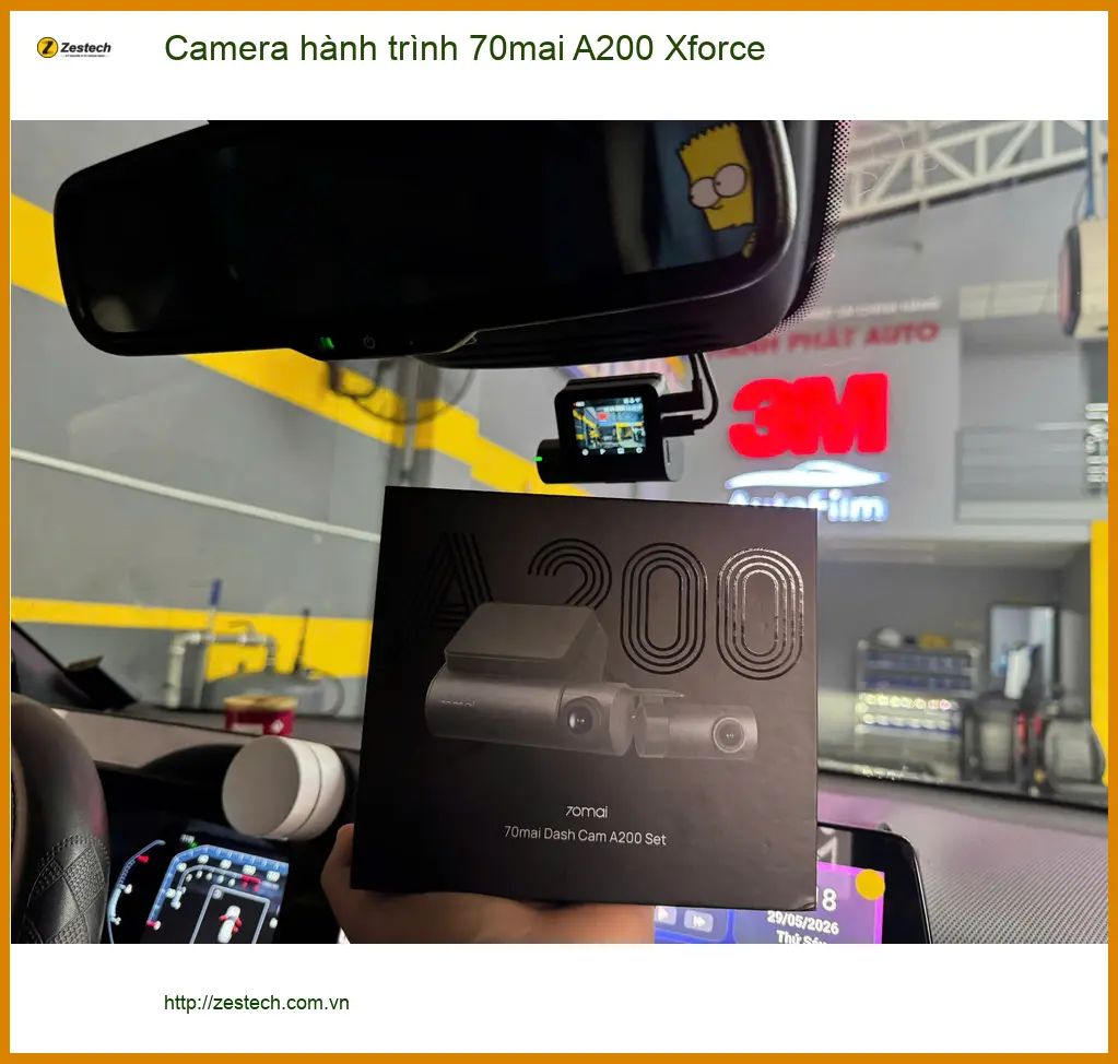 Anh Khang lắp Camera hành trình 70mai A200 Xforce cho Kia K3 Quận Tân Phú