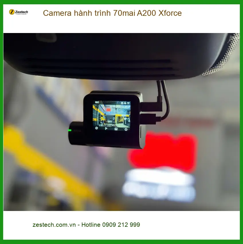 Chị Thùy Dung lắp Camera hành trình 70mai A200 Xforce cho Kia Sonet tại Quận 4. ảnh thực tế 2