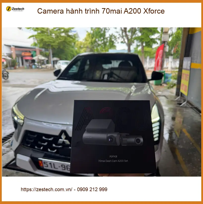 Anh Dũng lắp Camera 70mai A200 Xforce chính hãng cho Honda City Quận 3