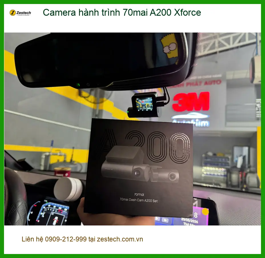 Anh Quang lắp Camera hành trình 70mai A200 Xforce cho Honda CRV ở Thủ Đức ảnh thực tế 3