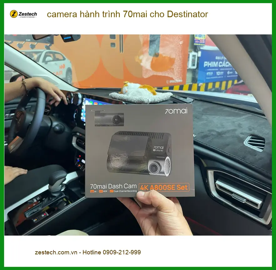 Anh Trường lắp camera hành trình 70mai cho Hyundai Accent tại Hóc Môn ảnh thực tế 2