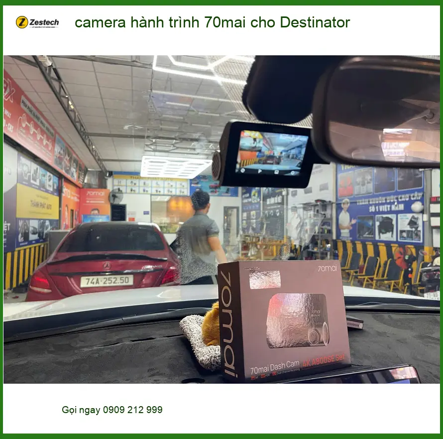 Anh Trường lắp camera hành trình 70mai cho Hyundai Accent tại Hóc Môn ảnh thực tế 4