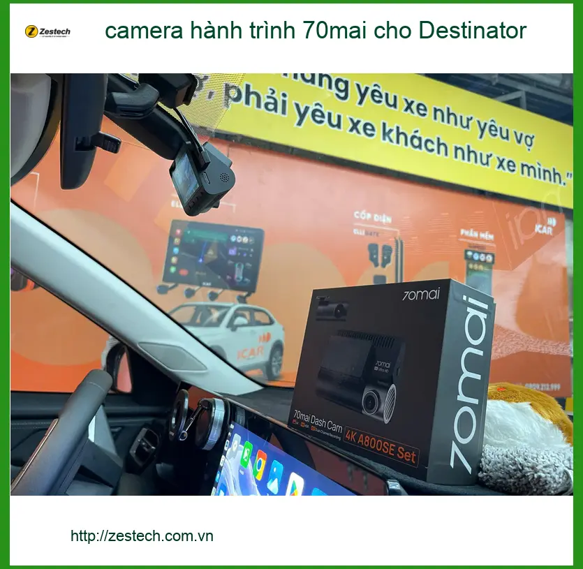 Anh Đạt lắp camera hành trình 70mai cho VinFast Lux A2.0 tại Quận Thủ Đức ảnh thực tế 2