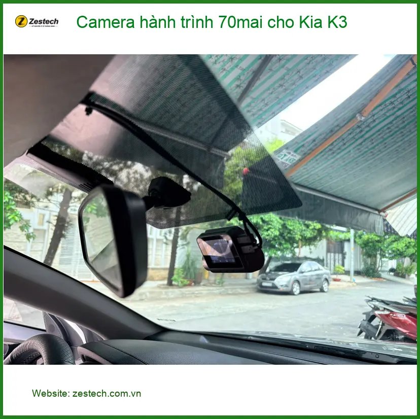 Anh Hoàng Long lắp Camera hành trình 70mai cho Kia K3 tại Củ Chi để an tâm trên mọi nẻo đường ảnh thực tế 2