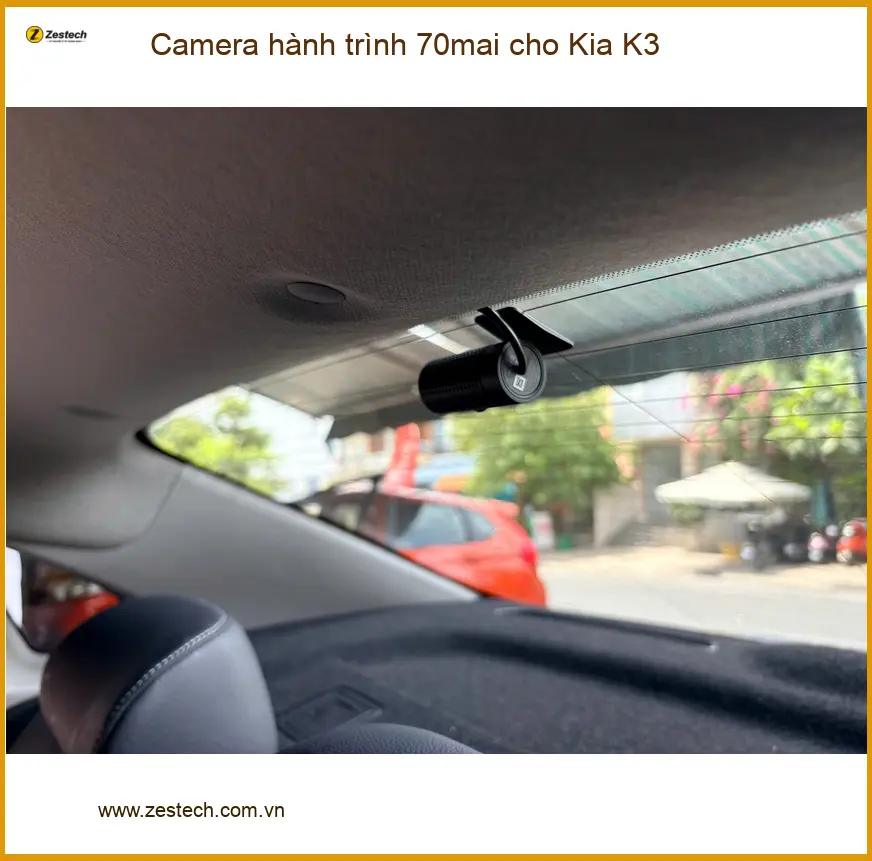 Anh Khải lắp camera hành trình 70mai cho Kia K3 ở Bình Thạnh chính hãng ảnh thực tế 2