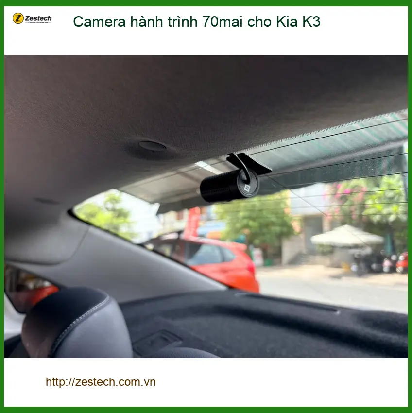 Anh Dũng lắp camera 70mai Kia K3 Gò Vấp, an toàn mọi nẻo đường. ảnh thực tế 2