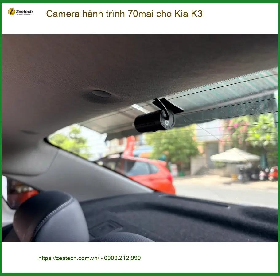 Anh Dũng lắp camera 70mai Kia K3 Gò Vấp, an toàn mọi nẻo đường. ảnh thực tế 5