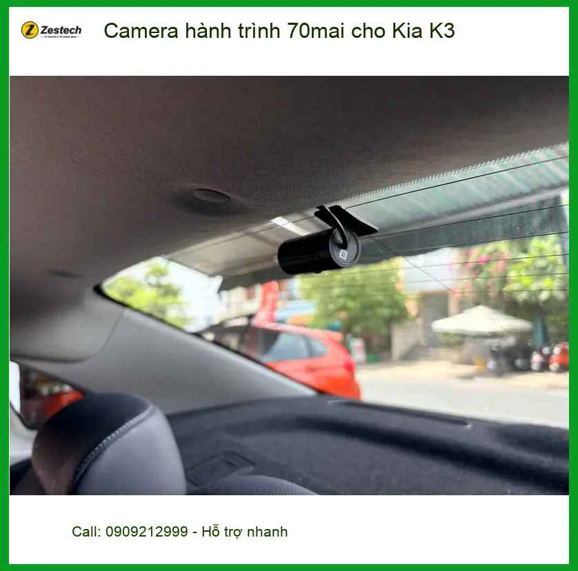 Anh Tùng lắp Camera hành trình 70mai cho Kia K3 tại Quận 2 để đảm bảo an toàn ảnh thực tế 4