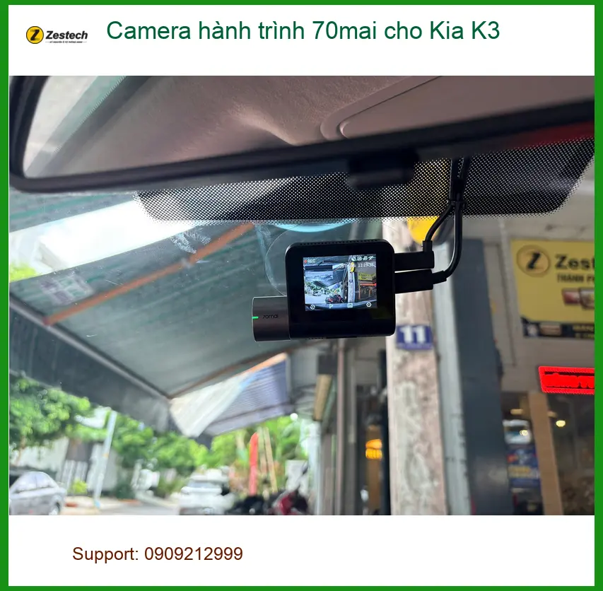 Anh Khôi lắp Camera hành trình 70mai cho Kia K3 tại Quận 4 vì hay đi công tác xa ảnh thực tế 3