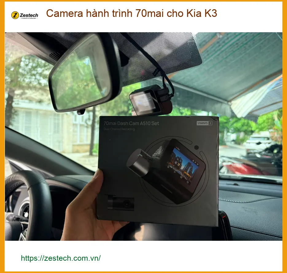 Anh Khôi lắp Camera hành trình 70mai cho Kia K3 tại Quận 4 vì hay đi công tác xa ảnh thực tế 4