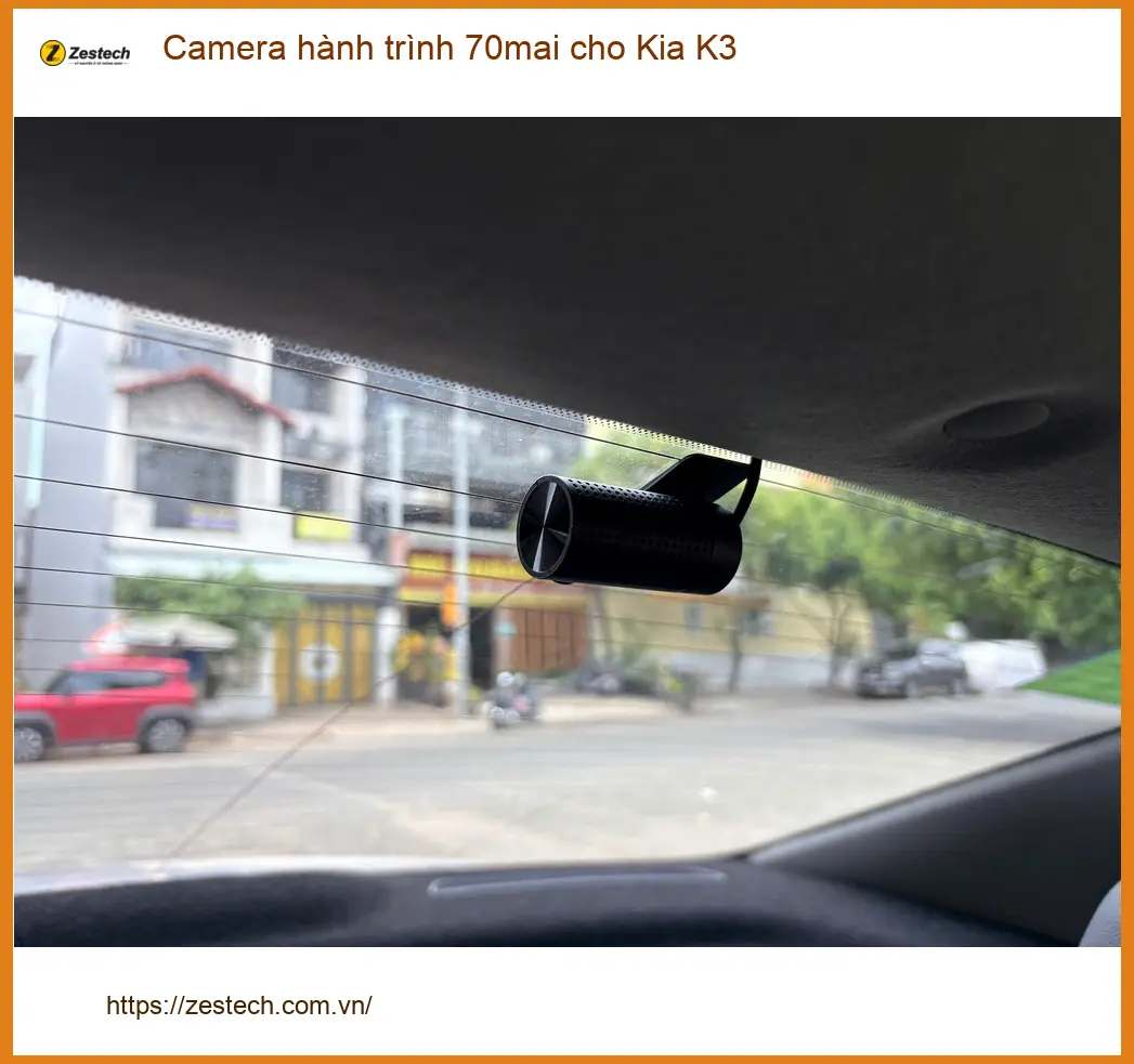Chị Mai Phương lắp camera hành trình 70mai cho Kia K3 ở Nhà Bè ảnh thực tế 4