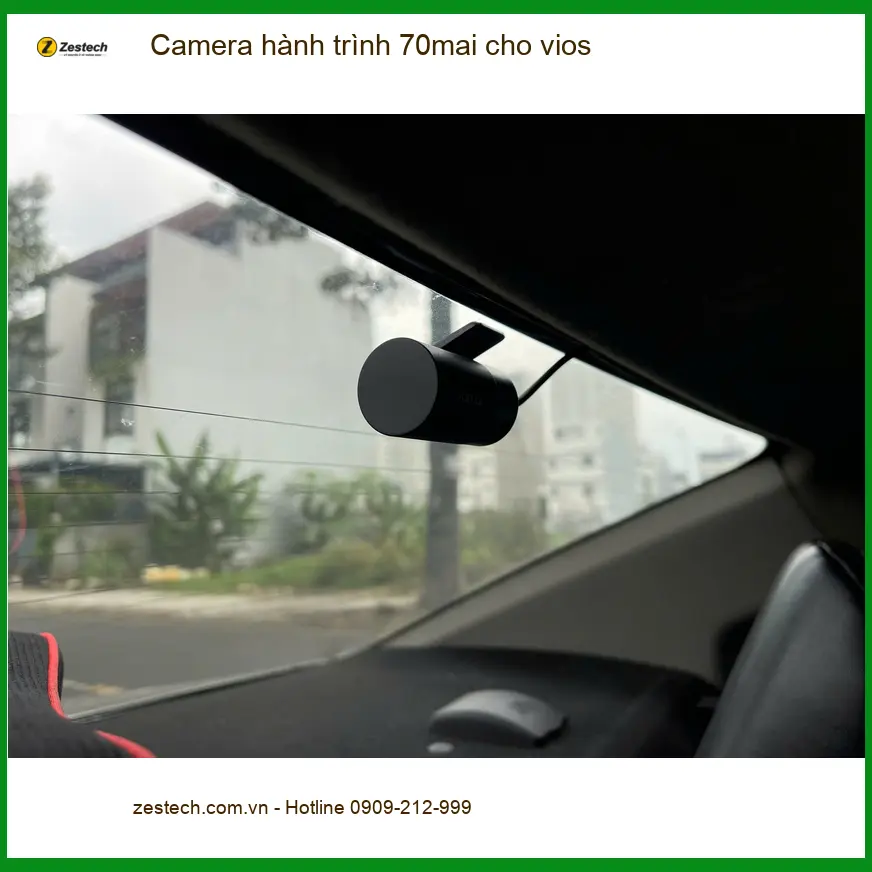 Anh Quang lắp Camera hành trình 70mai cho Vios ở Quận 10