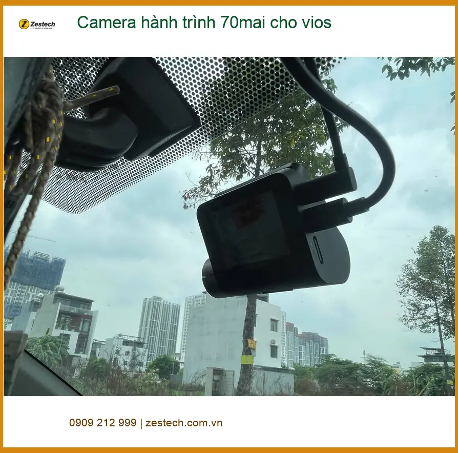 Anh Quang lắp Camera hành trình 70mai cho Vios ở Quận 10 ảnh thực tế 3