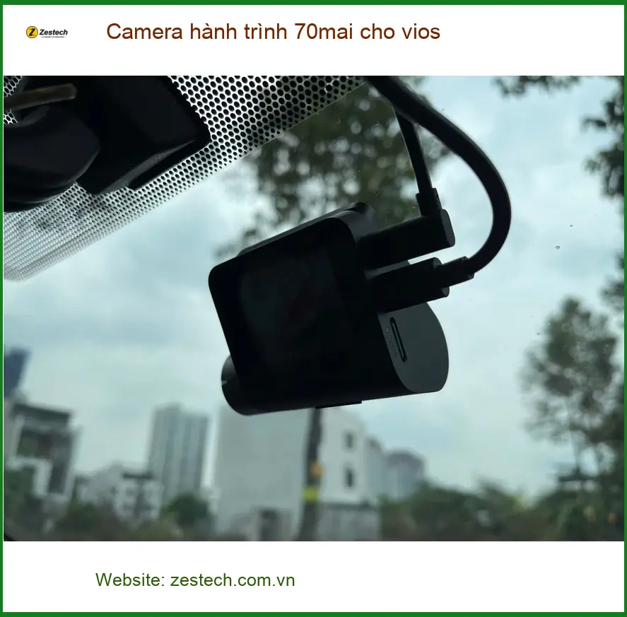Anh Kiên lắp Camera hành trình 70mai cho Vios tại Thủ Đức