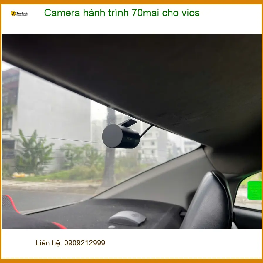 Anh Kiên lắp Camera hành trình 70mai cho Vios tại Thủ Đức ảnh thực tế 2
