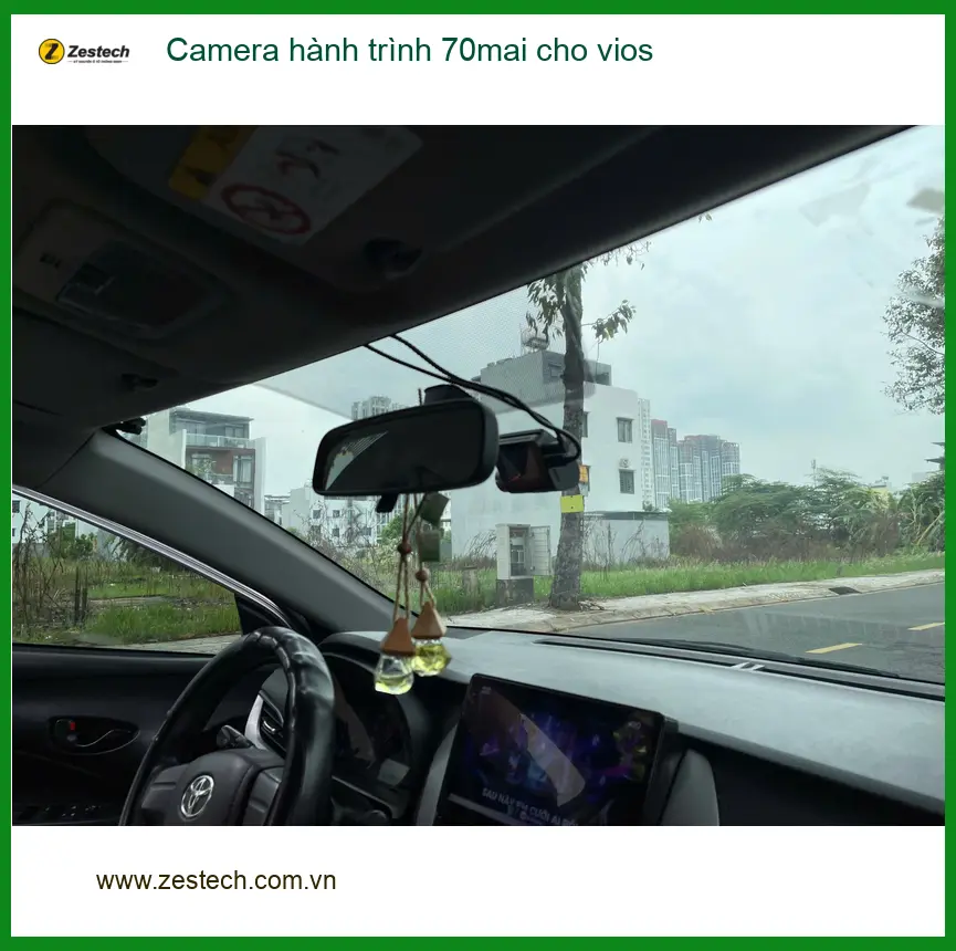 Bác Thanh lắp Camera hành trình 70mai cho Vios ở Quận Bình Thạnh đảm bảo an toàn ảnh thực tế 3
