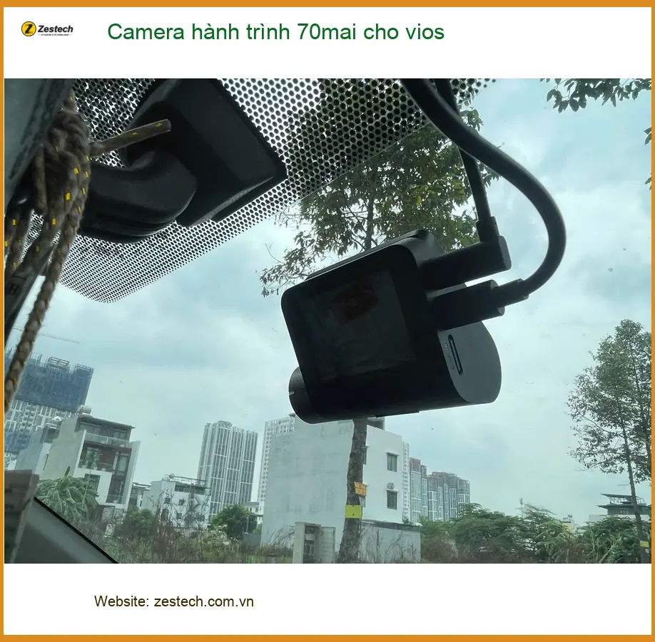 Chị Thảo lắp Camera hành trình 70mai cho Vios tại Quận 9 để ghi lại hành trình an toàn ảnh thực tế 2