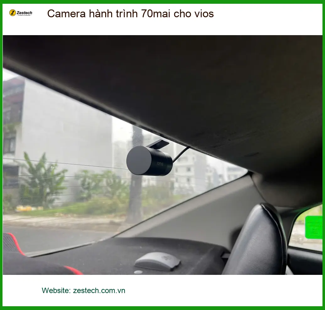 Chị Thảo lắp Camera hành trình 70mai cho Vios tại Quận 9 để ghi lại hành trình an toàn ảnh thực tế 4