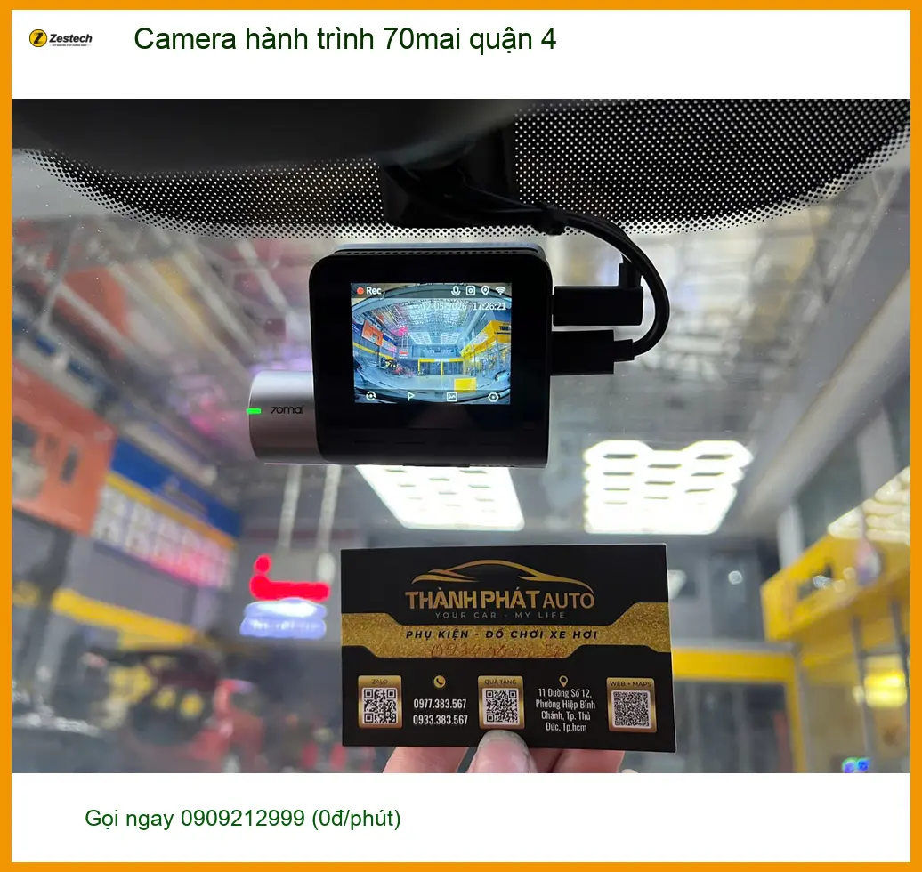 Nơi Lắp Camera Hành Trình Ô Tô hành trình 70mai quận 4 - Giá Tốt TPHCM ảnh thực tế 3