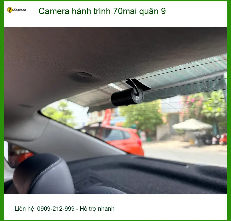 Trung Tâm Gắn Camera Hành Trình Ô Tô hành trình 70mai quận 9 - Lắp Đặt Uy Tín TPHCM ảnh thực tế 3