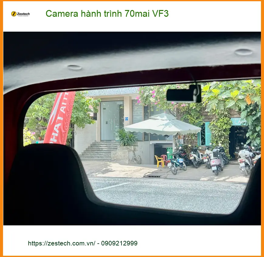 Chị Thảo lắp Camera hành trình 70mai VF3 Quận Bình Tân chính hãng ảnh thực tế 2