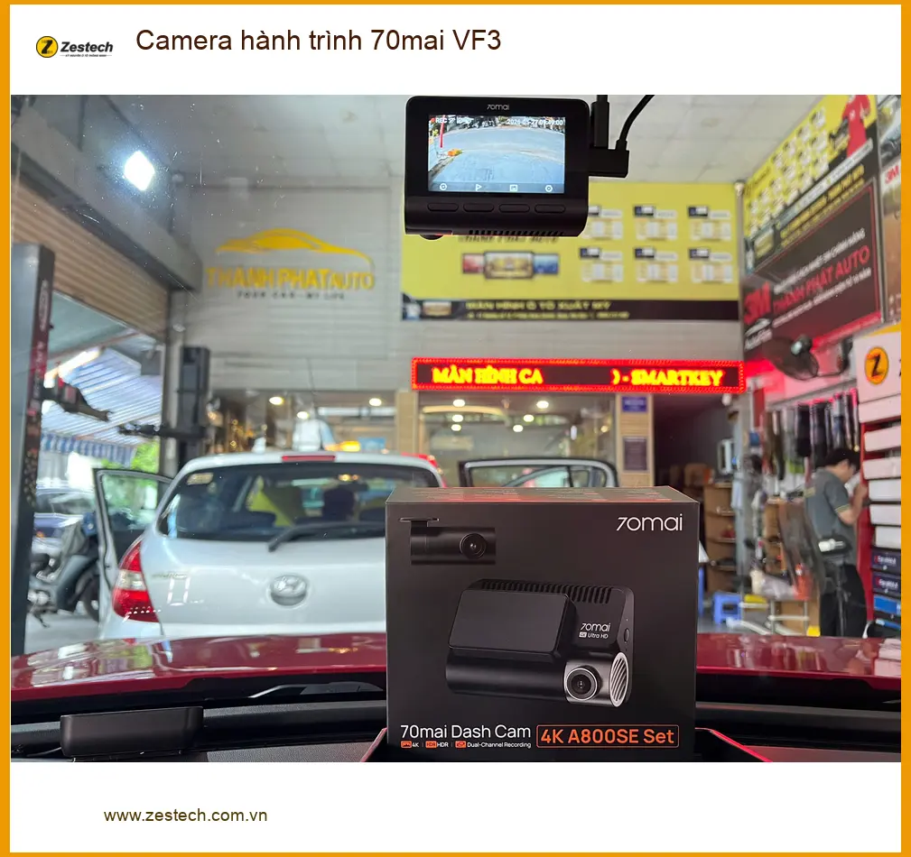 Anh Tấn lắp Camera hành trình 70mai VF3 chính hãng tại Hóc Môn ảnh thực tế 2