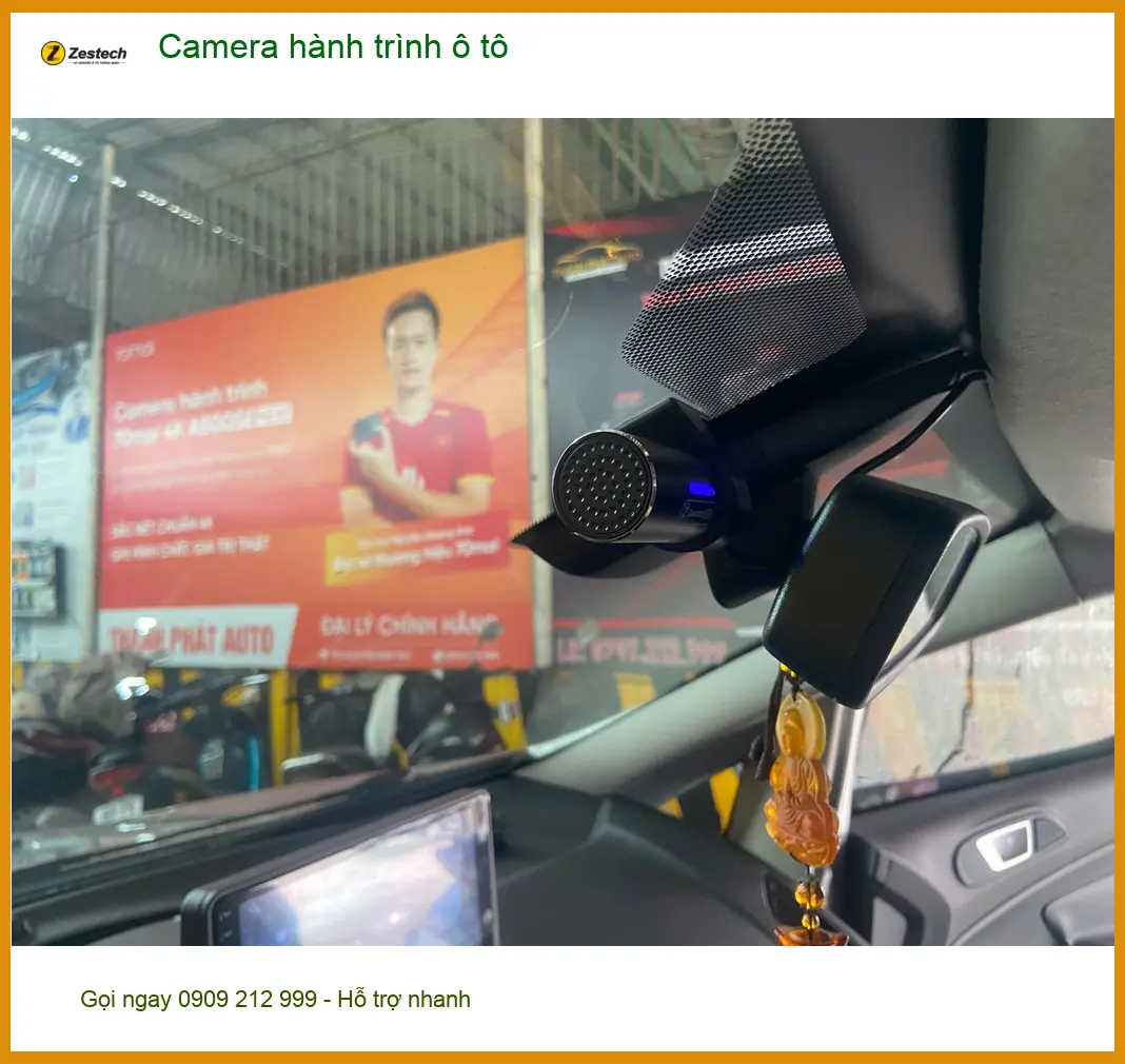 Chú Vĩnh lắp Camera hành trình ô tô cho Hyundai Accent tại Hóc Môn để an tâm lái xe