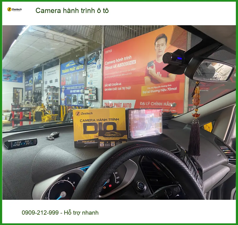 Anh Minh lắp Camera hành trình ô tô cho Hyundai Accent tại Quận 7