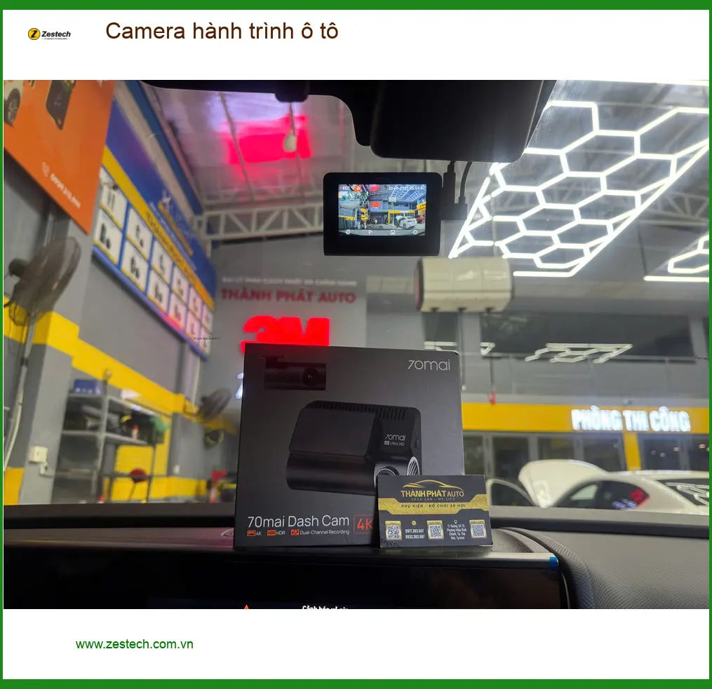 Anh Kiên lắp Camera hành trình ô tô Honda CRV tại Quận 2 để an tâm lái xe đường dài