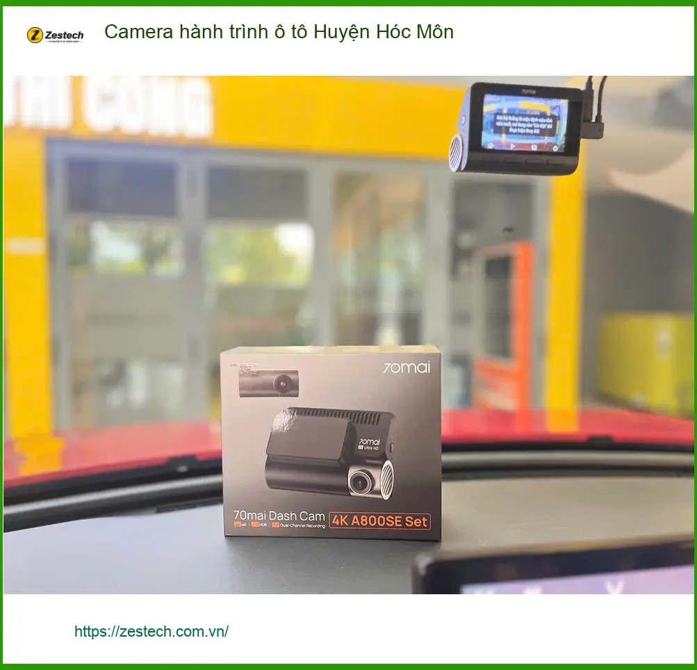 Trung Tâm Gắn Camera Hành Trình Ô Tô Huyện Hóc Môn - Lắp Đặt Uy Tín TPHCM ảnh thực tế 2
