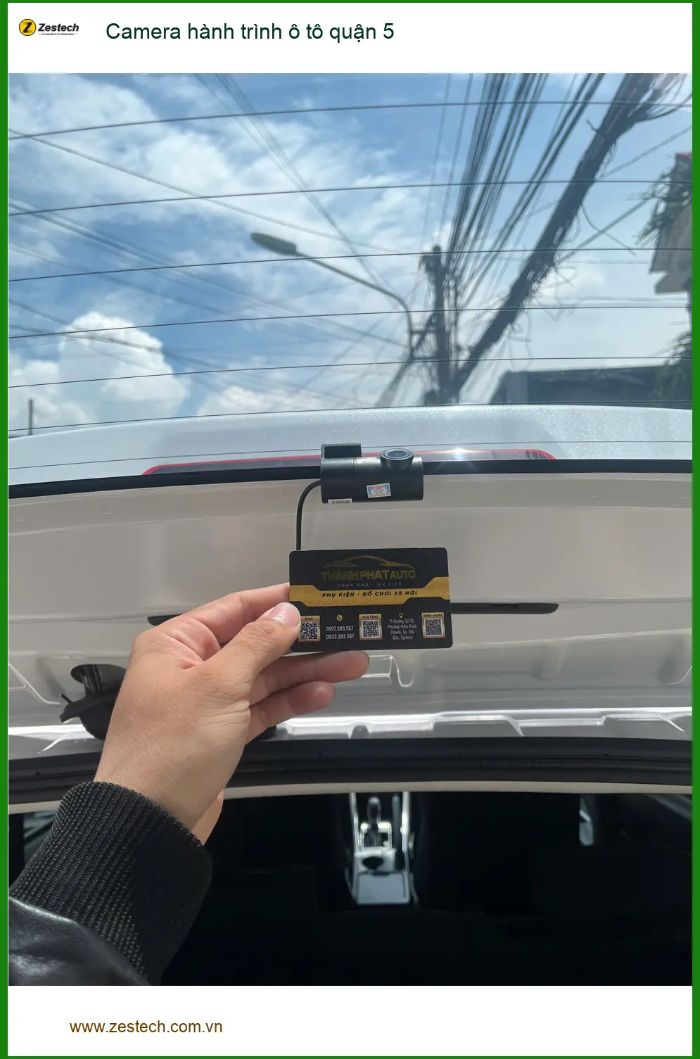 Nơi Gắn Camera Hành Trình Ô Tô hành trình ô tô quận 5 - Giá Tốt TPHCM ảnh thực tế 2