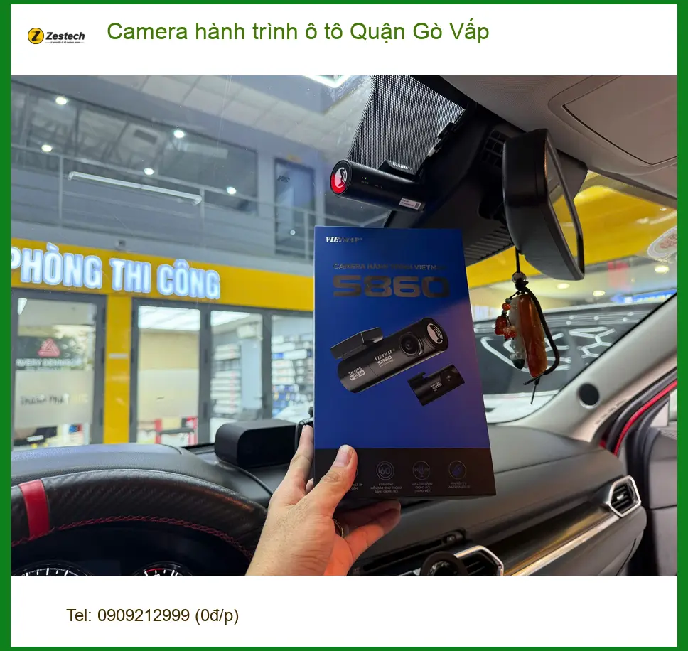 Trung Tâm Lắp Camera Hành Trình Ô Tô Quận Gò Vấp - Gắn Nhanh Trong Ngày