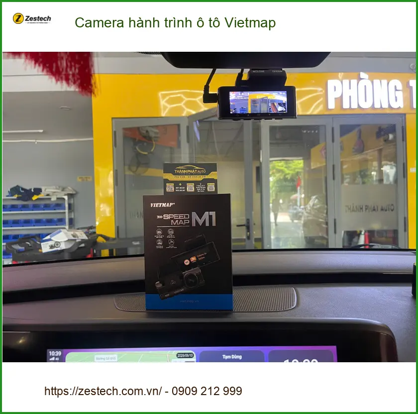 Chị Ngân lắp Camera hành trình Vietmap cho Honda CRV ở Quận 2 giá tốt ảnh thực tế 3