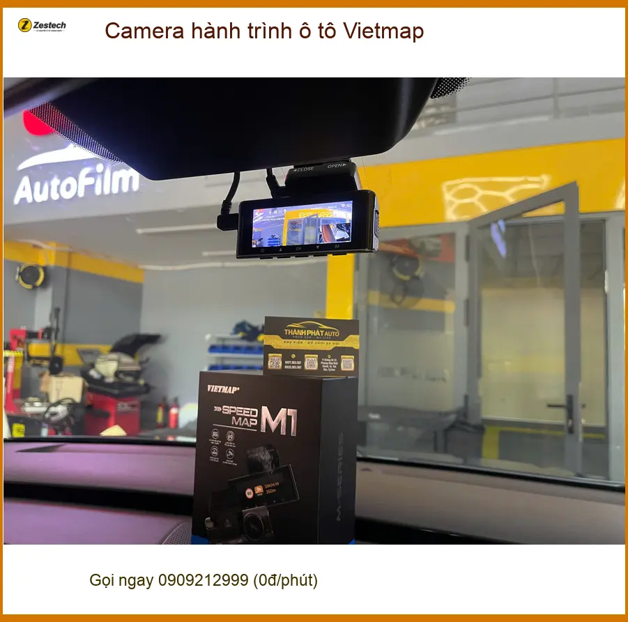 Anh Trọng lắp Camera hành trình Vietmap cho CRV tại Quận Thủ Đức ảnh thực tế 4