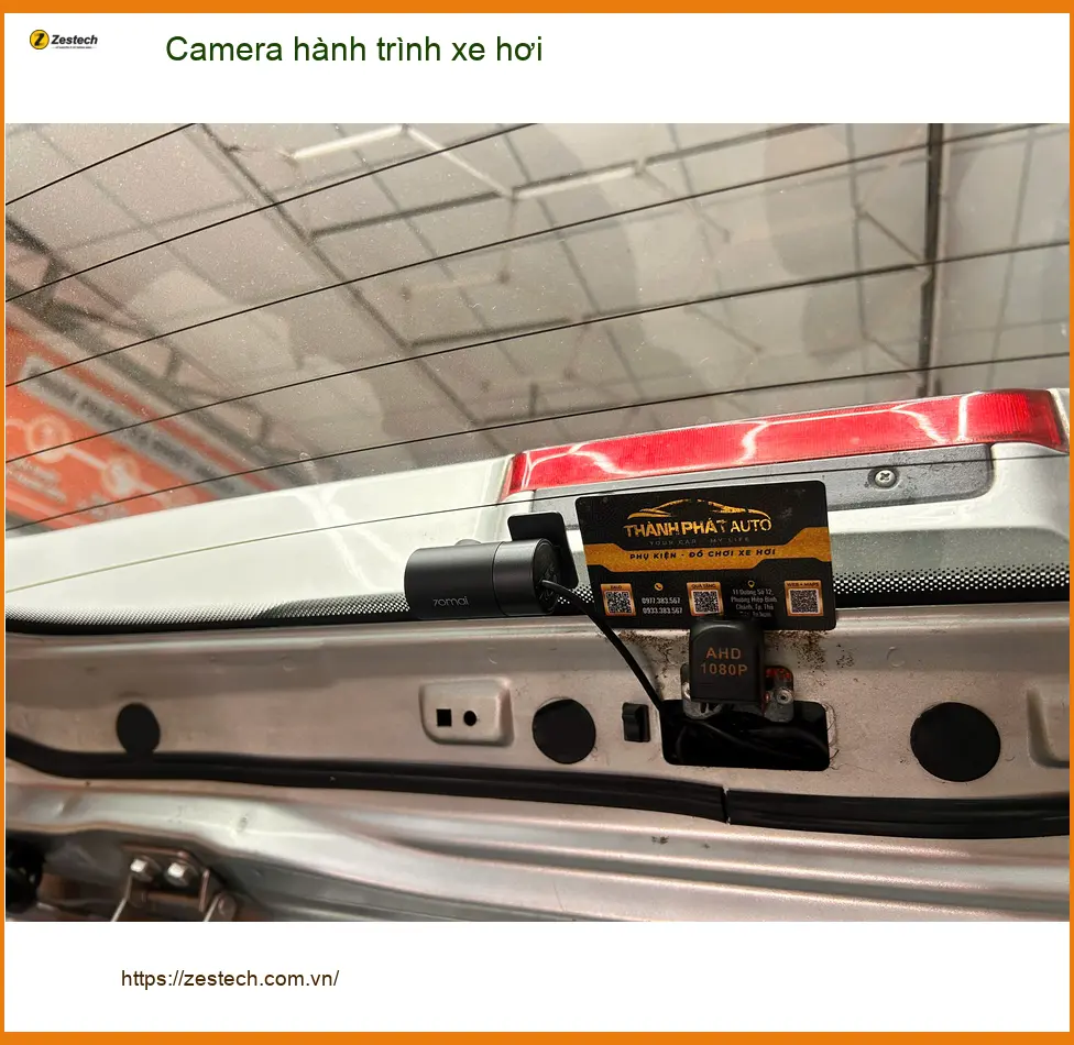 Anh Hưng lắp Camera hành trình Hyundai Kona tại Thủ Đức đảm bảo an toàn