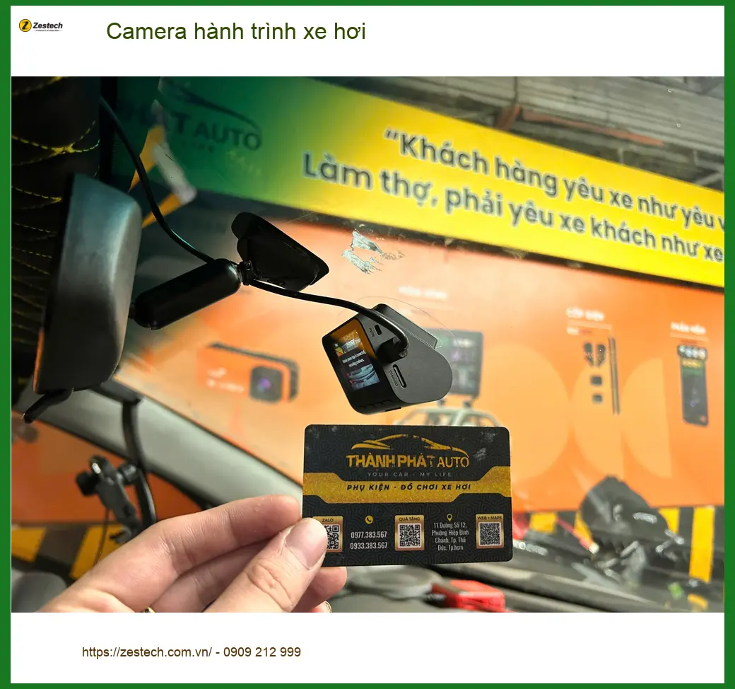 Anh Hưng lắp Camera hành trình Hyundai Kona tại Thủ Đức đảm bảo an toàn ảnh thực tế 2