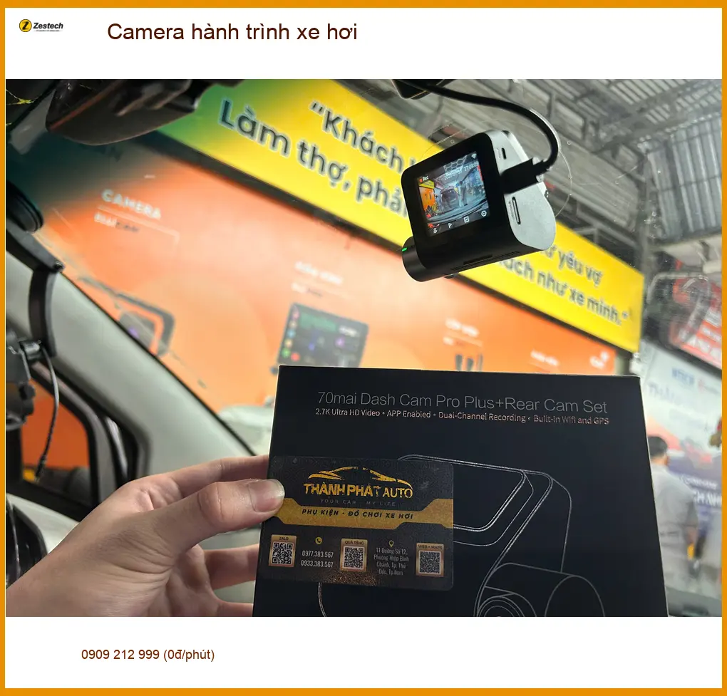 Anh Hưng lắp Camera hành trình Hyundai Kona tại Thủ Đức đảm bảo an toàn ảnh thực tế 3