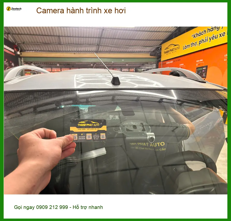 Anh Hưng lắp Camera hành trình Hyundai Kona tại Thủ Đức đảm bảo an toàn ảnh thực tế 4