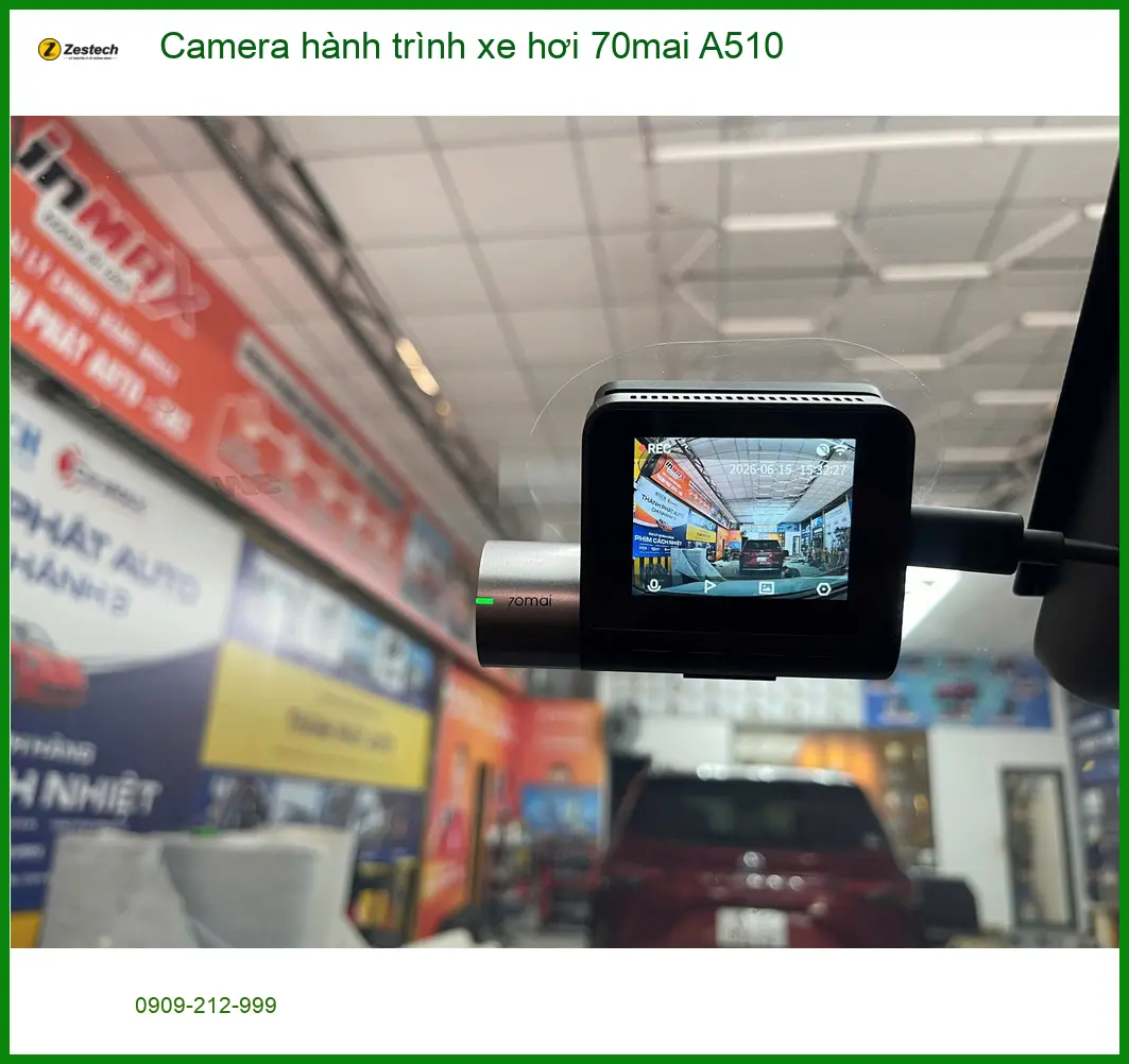 Anh Dũng lắp Camera hành trình 70mai A510 cho Kia Carnival tại Quận 9 ảnh thực tế 2