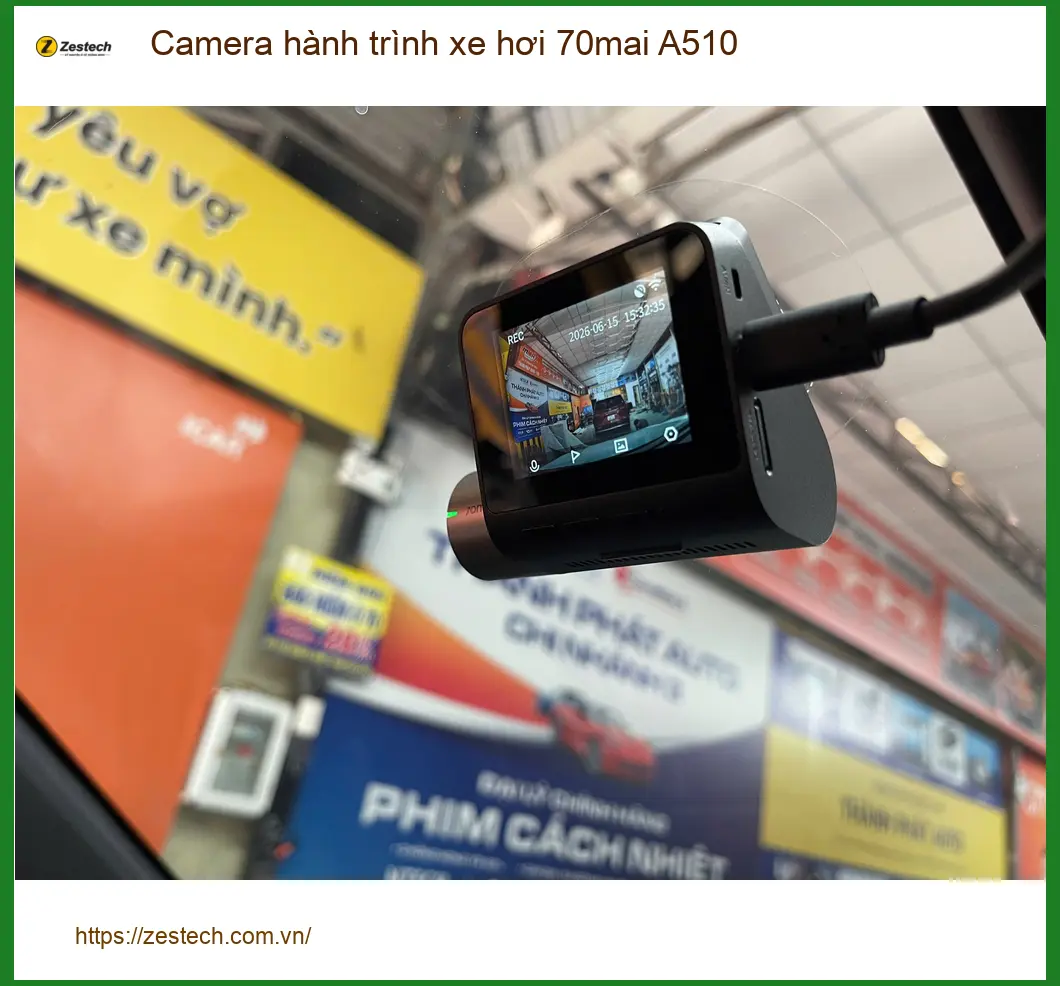 Anh Dũng lắp Camera hành trình 70mai A510 cho Kia Carnival tại Quận 9 ảnh thực tế 3