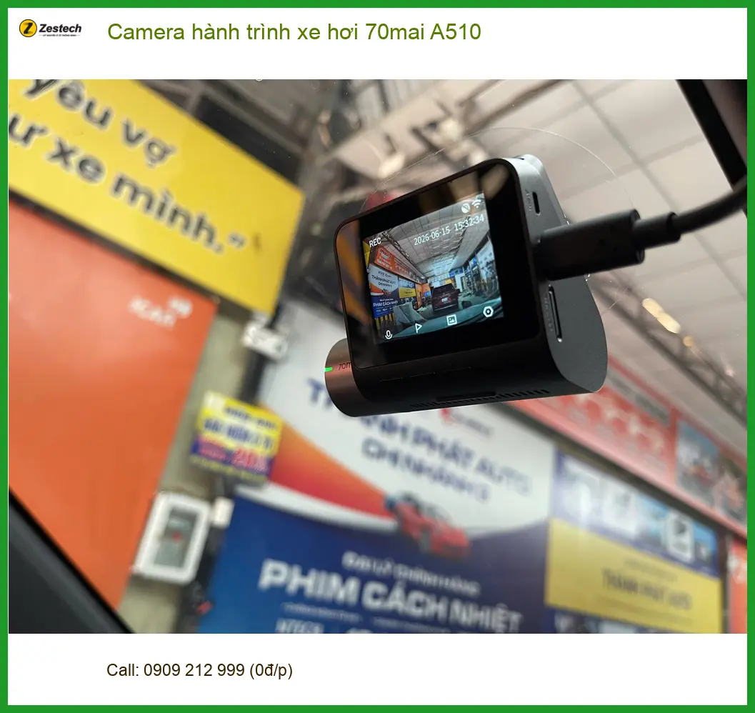 Anh Minh gắn Camera hành trình xe hơi 70mai A510 cho Ford Everest tại Quận Tân Phú ảnh thực tế 4