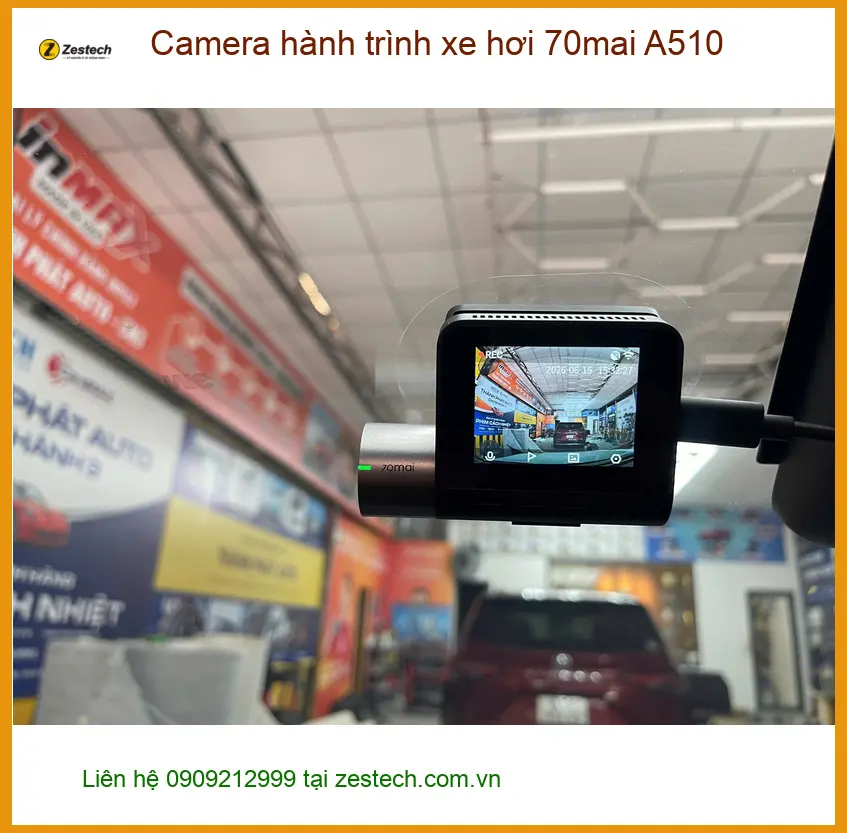 Anh Minh lắp Camera hành trình 70mai A510 cho Kia K3 tại Quận Thủ Đức
