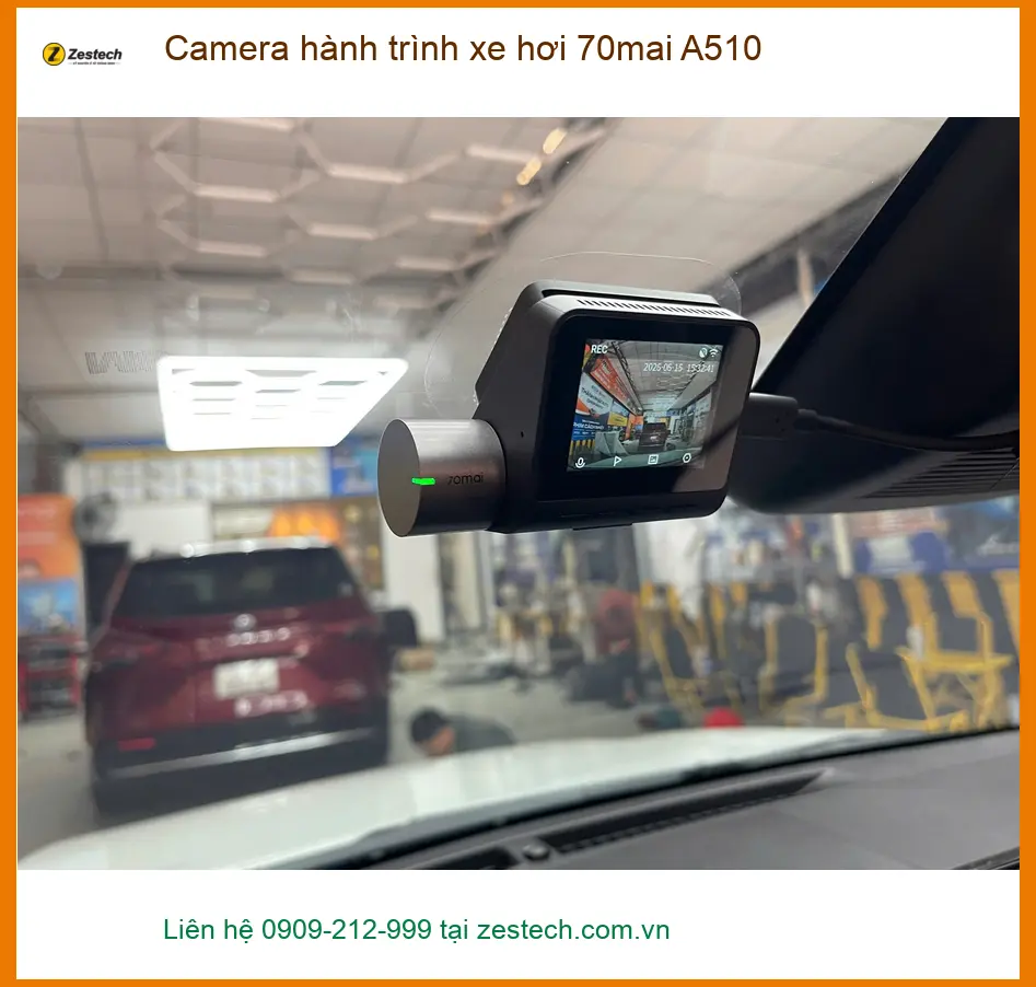 Anh Minh lắp Camera hành trình 70mai A510 cho Kia K3 tại Quận Thủ Đức ảnh thực tế 3