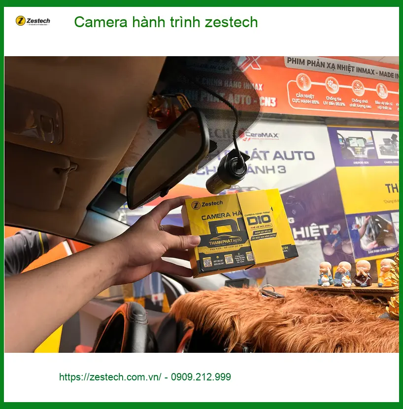 Anh Long lắp Camera hành trình Zestech cho Honda CR-V tại Quận 9 ảnh thực tế 2
