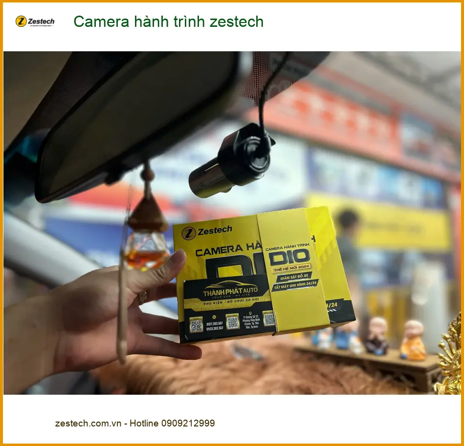 Anh Tùng lắp Camera hành trình Zestech cho VinFast Lux A2.0 tại Quận 7, đảm bảo chính hãng ảnh thực tế 3
