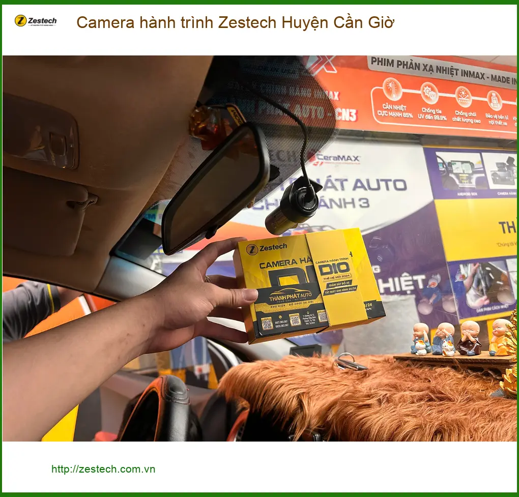 Nơi Gắn Camera Hành Trình Ô Tô Zestech Huyện Cần Giờ - Giá Tốt TPHCM ảnh thực tế 3
